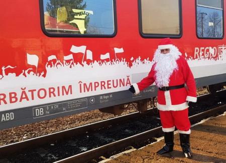 Moş Crăciun circulă cu trenul în Bihor, din 5 decembrie. Rezervă-ţi biletul din timp! (FOTO / VIDEO)