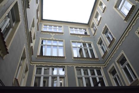Palatul Vulturul Negru, 'ecran' pentru o proiecţie impresionantă, de Zilele Art Nouveau (FOTO/VIDEO)