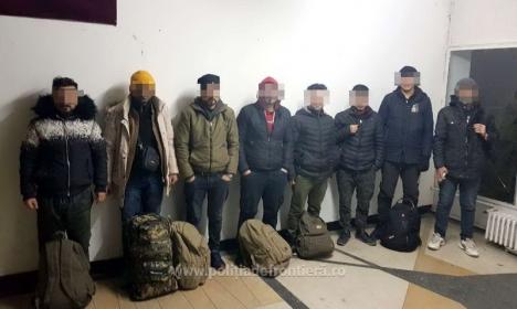 Opt turci, prinşi în Bihor când încercau să iasă ilegal din ţară. Călăuză le-a fost un belgian (VIDEO)