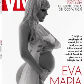 Poze cu Elena Udrea însărcinată: Fosta Blondă de la Cotroceni, elogiată într-un pictorial în care apare aproape dezbrăcată