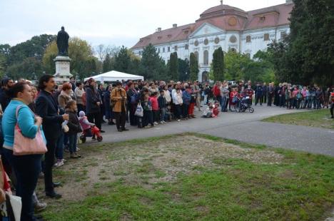 Sute de candele au luminat grădina Palatului Baroc în semn de solidaritate cu cei sărmani (FOTO / VIDEO)