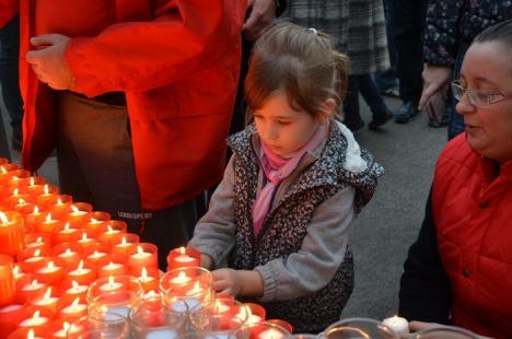 Sute de candele au luminat grădina Palatului Baroc în semn de solidaritate cu cei sărmani (FOTO / VIDEO)