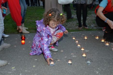 Sute de candele au luminat grădina Palatului Baroc în semn de solidaritate cu cei sărmani (FOTO / VIDEO)