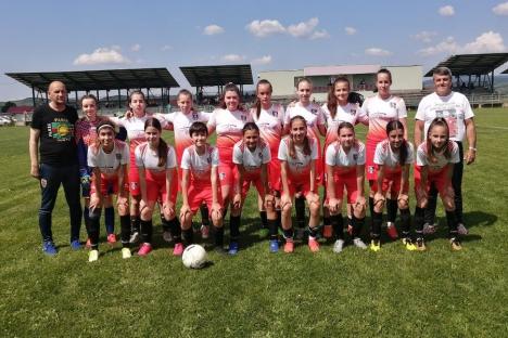 United Bihor s-a calificat la turneul final al Campionatului Național de fotbal feminin U15, care va avea loc la Aleşd
