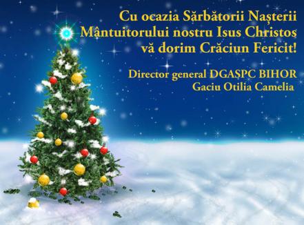 DGASPC Bihor vă urează Crăciun fericit!
