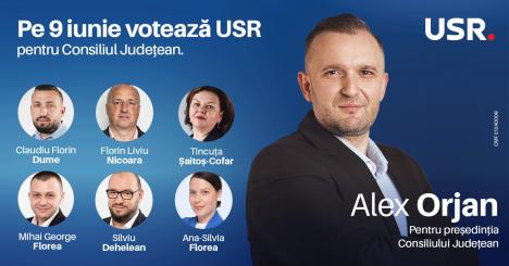 Votați USR pentru o nouă voce în Consiliul Județean