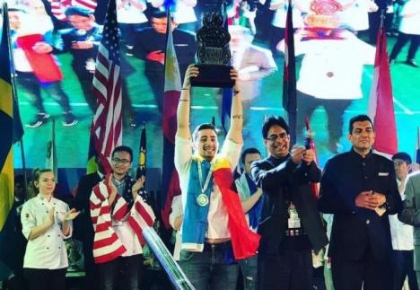 Orădeanul Bogdan Vandici a câştigat argintul la Olimpiada internaţională a tinerilor bucătari din India