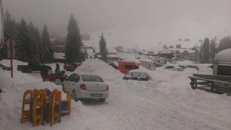 Ninge în toate stațiunile montane, inclusiv în Bihor. În zona Vârtop - Arieșeni zăpada depășește un metru (FOTO / VIDEO)
