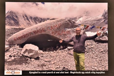 Vederi de pe Everest: Pianistul orădean Thurzó Zoltán şi-a expus fotografiile din expediţia de Cartea Recordurilor (FOTO)