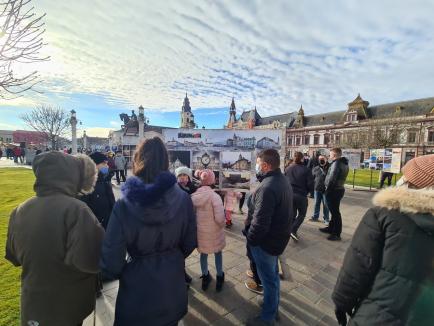 1 Decembrie, la Oradea: Sute de persoane au fost prezente la festivităţile de Ziua Naţională din Piaţa Unirii (FOTO / VIDEO)