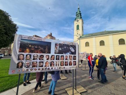 Expoziție pentru Oradea: 908 portrete, expuse în Piața Unirii (FOTO / VIDEO)