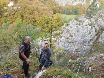 Un nou traseu spectaculos de Via Ferrata în Bihor: La Pendul se deschide duminică la Șuncuiuș! (FOTO/VIDEO)