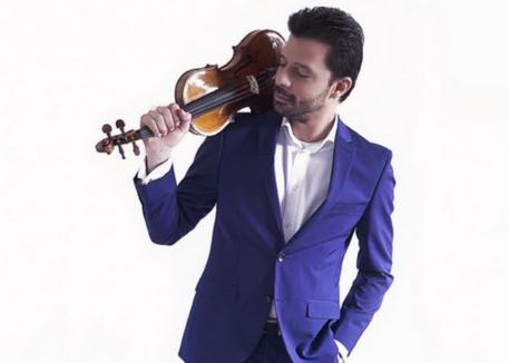 Răzvan Stoica cu vioara Stradivarius concertează la Oradea