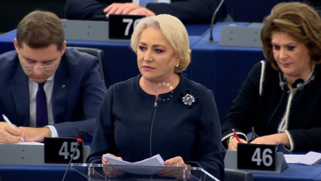 Situaţia statului de drept din România, dezbătută în Parlamentul European. Premierul Dăncilă: 'Nu am venit să dau socoteală'