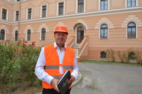 Preşedintele CJ, Pasztor Sandor, în vizită la Muzeu: Lucrările vor fi încheiate până la anul (FOTO)