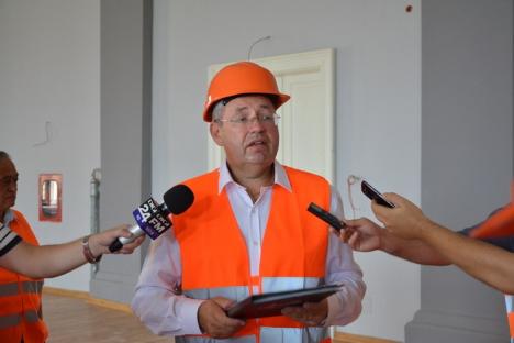 Preşedintele CJ, Pasztor Sandor, în vizită la Muzeu: Lucrările vor fi încheiate până la anul (FOTO)