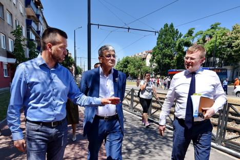 Ministrul Marcel Boloş, la Oradea: „Bulevardul Nufărul - Cantemir este primul coridor de mobilitate urbană din România și un model de urmat' (FOTO/VIDEO)