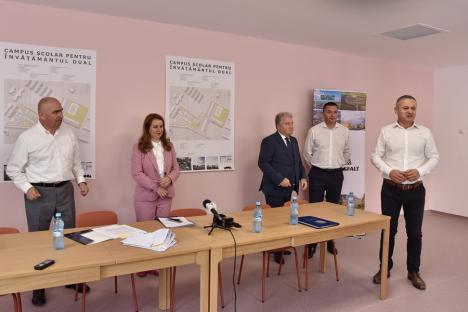 Ministra Educației, Ligia Deca, la Oradea: a lăudat campusul de învățâmânt dual și a semnat contractul pentru o finanțare de 19 milioane de euro