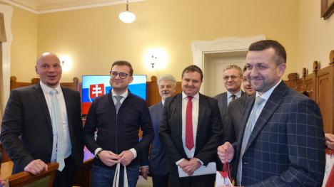 Ministrul de Externe al Slovaciei, în vizită la Oradea: „Slovacia va insista să fiți primiți ca membri deplini în Schengen” (FOTO)