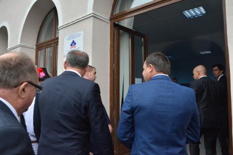 Preşedintele Slovaciei, Andrej Kiska, vizită simbolică de 15 minute la Oradea, pentru a se întâlni cu reprezentanţii minorităţii slovace (FOTO)