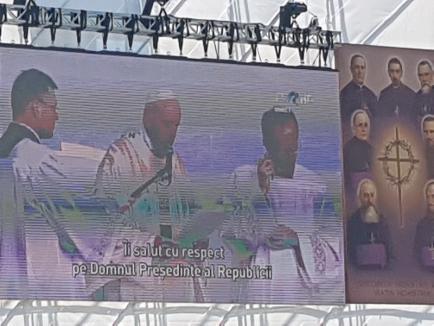La Blaj: Papa, Iohannis şi eu (FOTO)