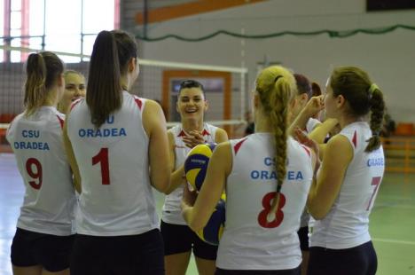 Voleibalistele de la CSU Oradea vor disputa pe teren propriu primele jocuri din play-off