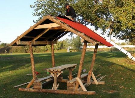 Loc de picnic în Tinca, pe malul Crişului Negru (FOTO)