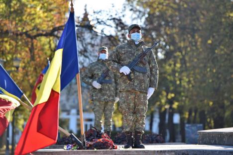 Ziua Armatei Române, sărbătorită în Oradea fără defilare şi fără fanfară (FOTO)