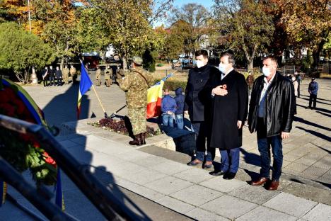 Ziua Armatei Române, sărbătorită în Oradea fără defilare şi fără fanfară (FOTO)