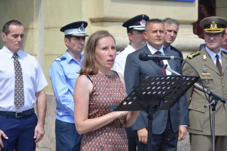 Ziua Imnului Naţional, sărbătorită în Oradea cu militari, politicieni şi puţini orădeni (FOTO/VIDEO)