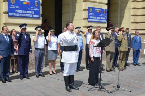 Ziua Imnului Naţional, sărbătorită în Oradea cu militari, politicieni şi puţini orădeni (FOTO/VIDEO)