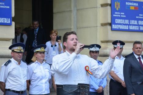 Ziua Imnului Naţional, sărbătorită în Oradea cu militari, politicieni şi puţini orădeni (FOTO/VIDEO)