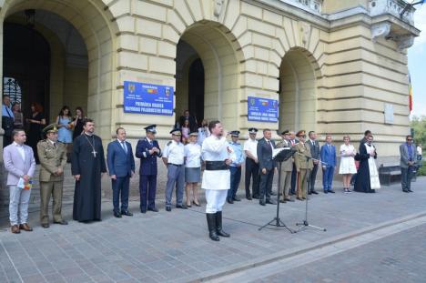 Ziua Imnului Naţional, sărbătorită în Oradea cu militari, politicieni şi puţini orădeni (FOTO/VIDEO)