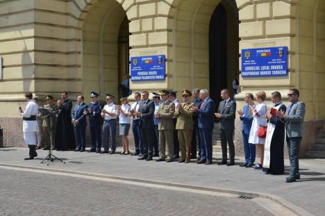 Ziua Imnului Naţional, sărbătorită în Oradea cu militari, politicieni şi puţini orădeni (FOTO/VIDEO)