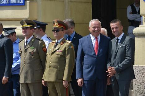 Ziua Imnului Naţional, sărbătorită în Oradea cu militari, politicieni şi puţini orădeni (FOTO/VIDEO)