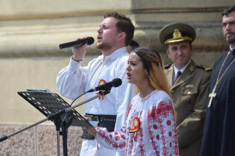 Ziua Imnului Naţional, sărbătorită în Oradea cu militari, politicieni şi puţini orădeni (FOTO/VIDEO)