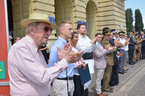 Ziua Imnului Naţional, sărbătorită în Oradea cu militari, politicieni şi puţini orădeni (FOTO/VIDEO)