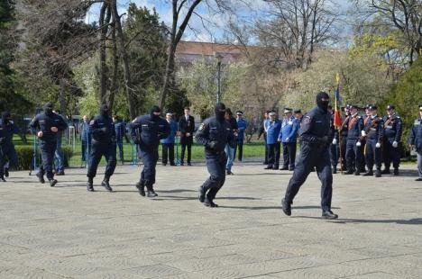 Ziua Jandarmeriei: Demonstraţii cu tâlhari şi câini eroi, în Parcul 1 Decembrie (FOTO/VIDEO)