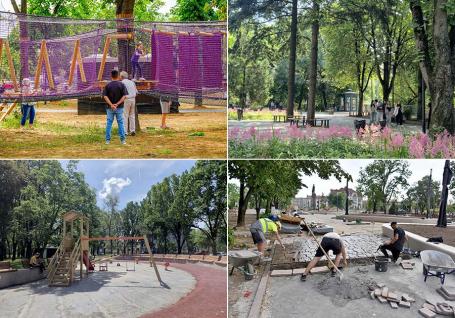 Parcuri în probă: Oradea își redeschide parcurile modernizate, dar unele lucrări sunt încă neterminate (FOTO)