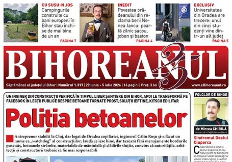 Nu ratați noul BIHOREANUL tipărit: Povestea lui Călin-Vede-Tot, inginerul-influencer care se luptă cu kitsch-ul din construcții