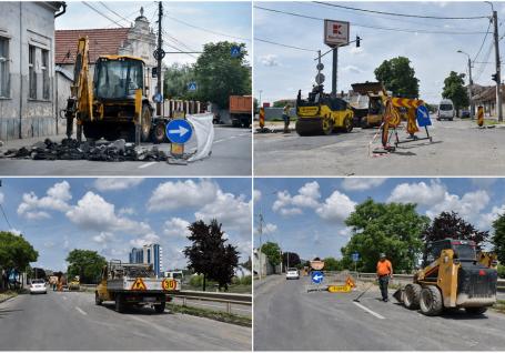 A doua amânare pe căile Clujului și Averescu din Oradea: înlocuirea capacelor de canal se va termina abia săptămâna viitoare (FOTO)