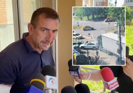 Șoferul de TIR din Oradea care a lovit 10 mașini în Constanța a fost externat și audiat: „Mi s-a făcut rău. Nu am băut, nu sunt drogat” (VIDEO)