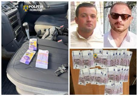 Doi orădeni, prinși cu peste 500.000 de euro falși în Satu Mare. Cine sunt protagoniștii (FOTO)