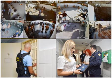 În închisoarea din centrul Oradiei, cei 700 de deținuți sunt monitorizați cu camere video și primesc tablete, ca să facă comenzi online (FOTO)