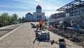 Amenajarea piațetei Independenţei din Oradea a ajuns la jumătate (FOTO/VIDEO)
