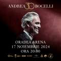 Au fost suplimentate biletele pentru concertul extraordinar al tenorului Andrea Bocelli de la Oradea Arena