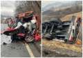 Accident mortal pe DN1 Cluj – Oradea: Impact teribil între un TIR și o autoutilitară (FOTO/VIDEO)