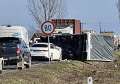 Accident cu 5 autovehicule lângă Salonta (VIDEO)