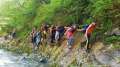 Una cu natura: Zeci de copii au învăţat de la Aqua Crisius ce face un junior ranger și s-au plimbat cu caiacele pe Crișul Negru (FOTO / VIDEO)