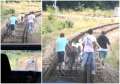 Un măgar și doi ponei au oprit trenul Oradea - Cluj. Pasagerii au coborât să-i alunge de pe șine (VIDEO)